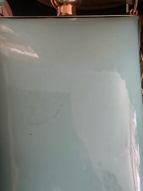 Source Unknown Mint Green Mini Bag with Gold Hardware